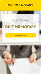 Mobile Screenshot of ontimenotary.com